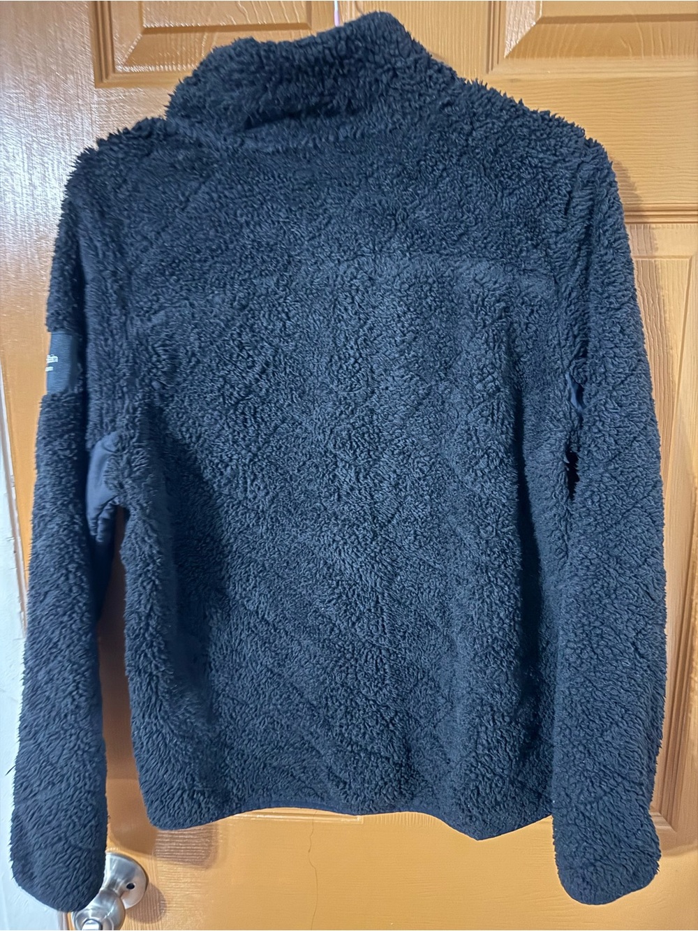 Calvin Klein Performance Black Sherpa Zip Jacket - Picture 2 of 4